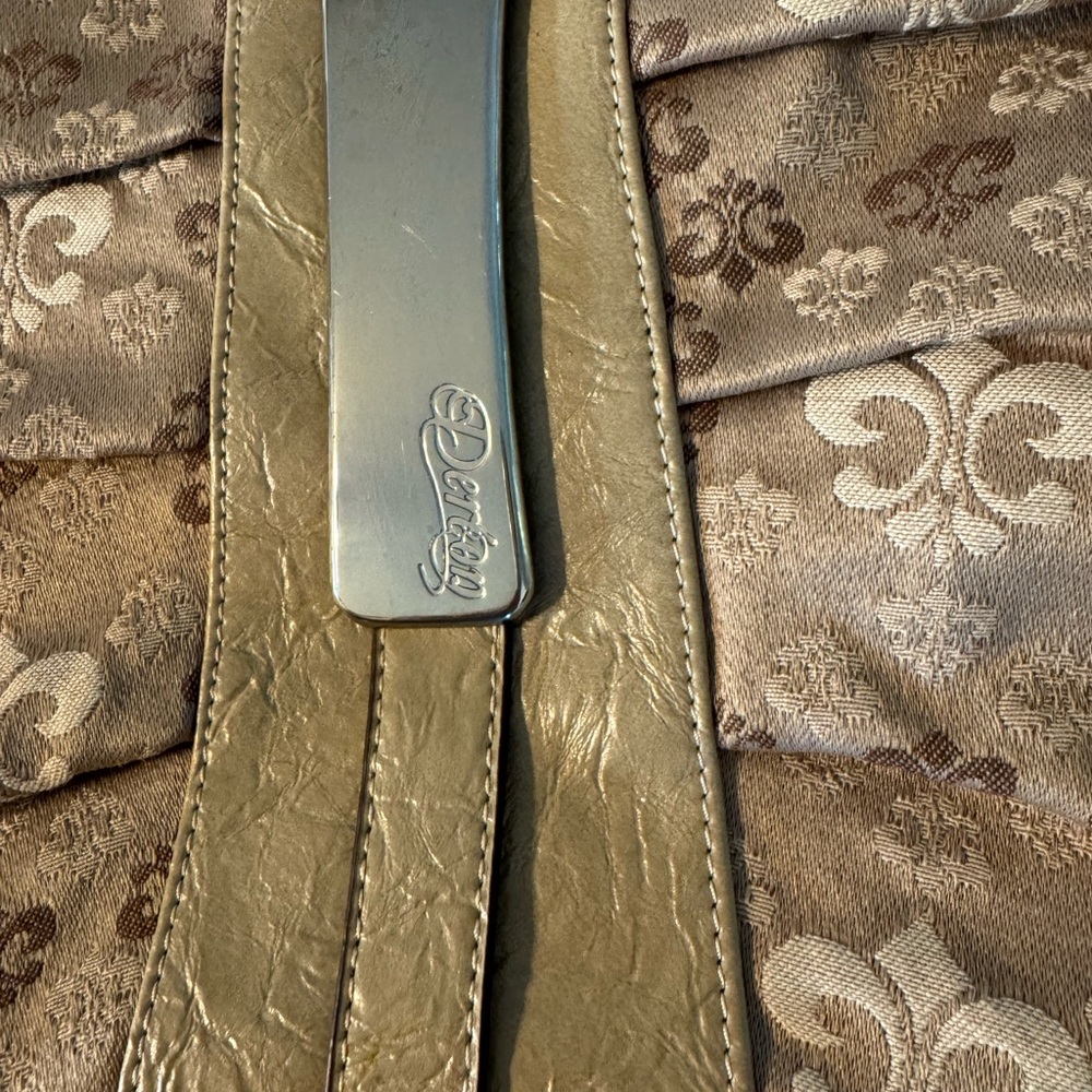 Dereon Vintage Y2K Gold and Brown Shoulder Bag - Picture 2 of 13